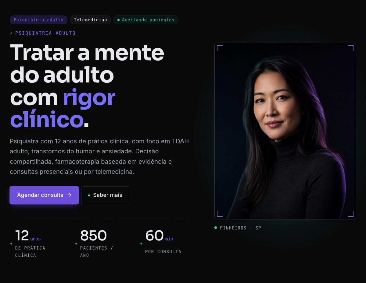 Template Moderno · Dark